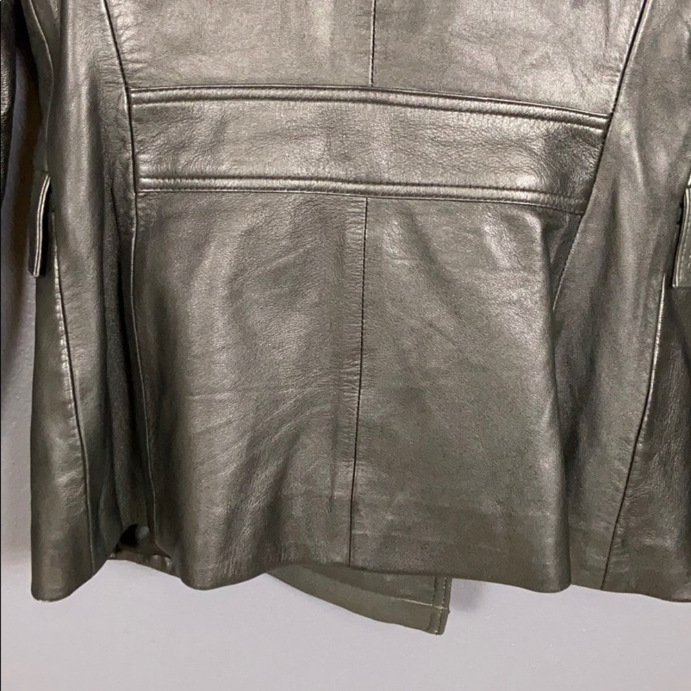 HP ✨ BCBGMaxAzria I Leather Studded Moto Jacket - Picture 8 of 15